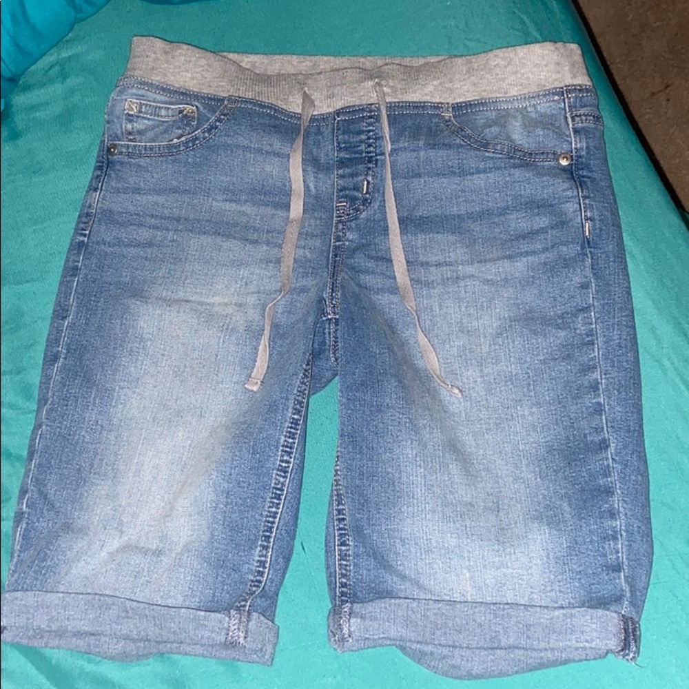 kids justice jean shorts